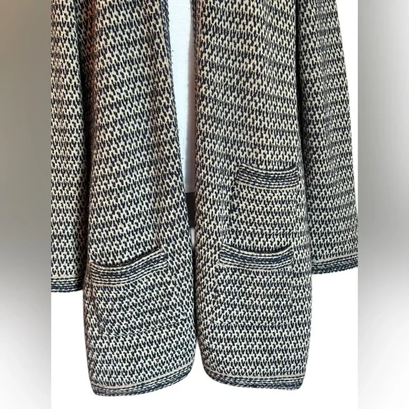 Amina Rubinacci Napoli Wool Cashmere Knit Coat EU 48